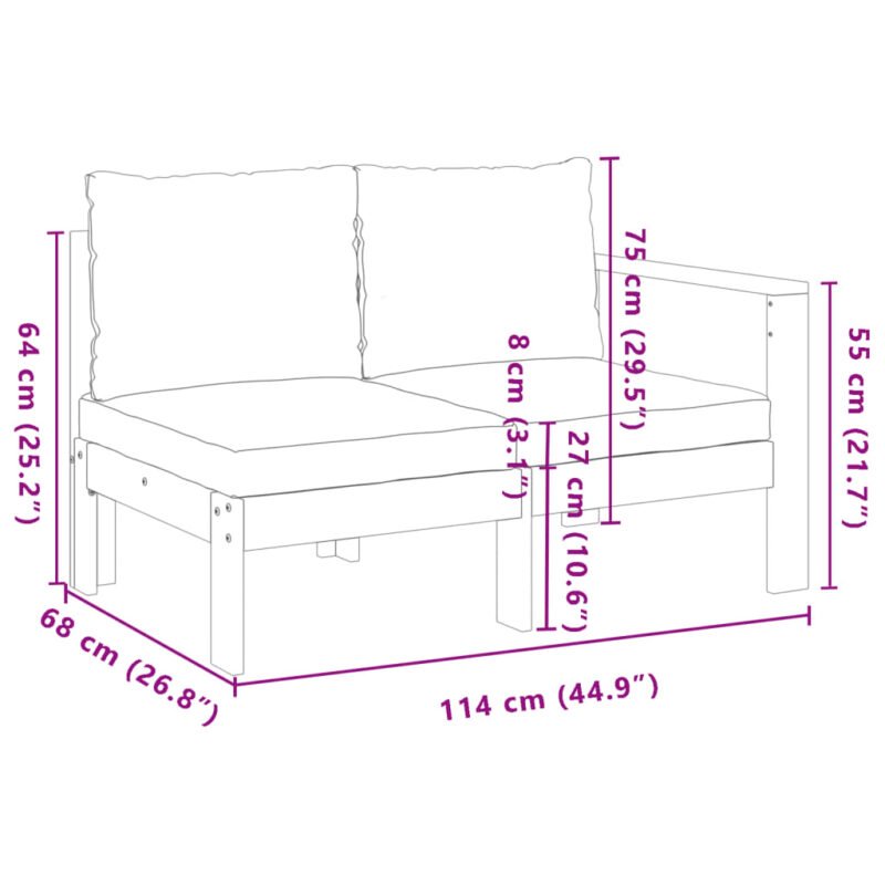 sofa jardín